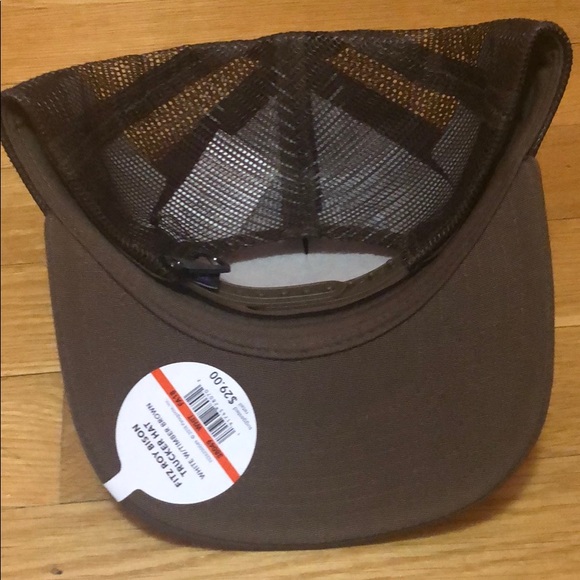 Patagonia Fitz Roy bison trucker hat new - Picture 2 of 2